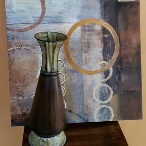 Decorative metal planter